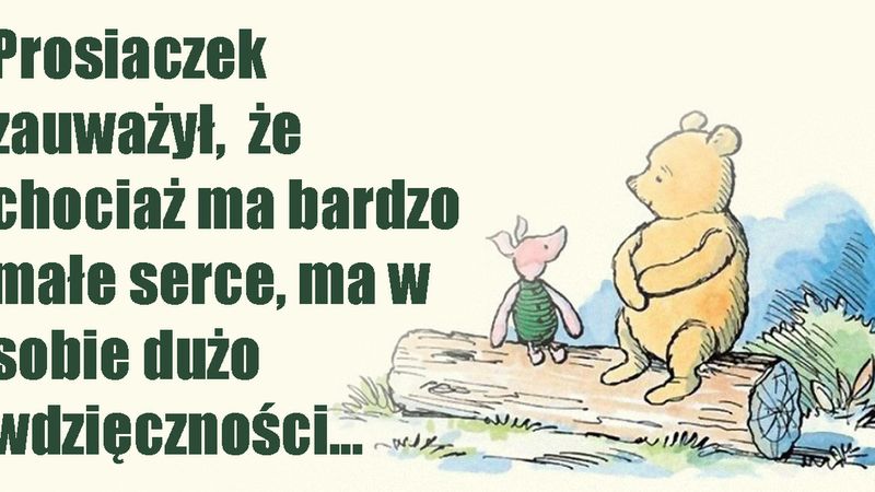 19 głębokich i bardzo ważnych cytatów, które niejednokrotnie słyszeliśmy z ust Kubusia Puchatka