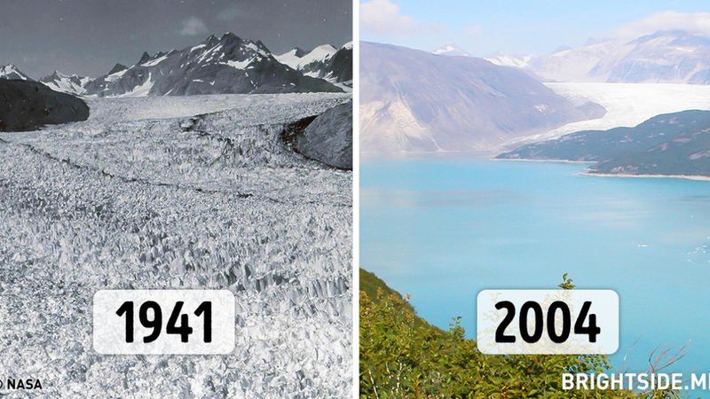 15 zdjęć, które pokazują jak na przestrzeni lat zmienia się nasza planeta. Coś zdumiewającego!