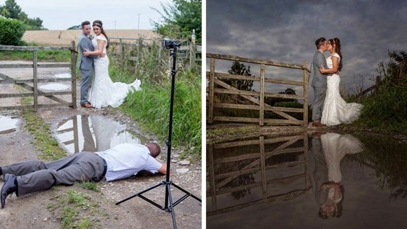 30 fotografów ślubnych, którzy są w stanie zrobić wszystko dla idealnego zdjęcia. Co za poświęcenie