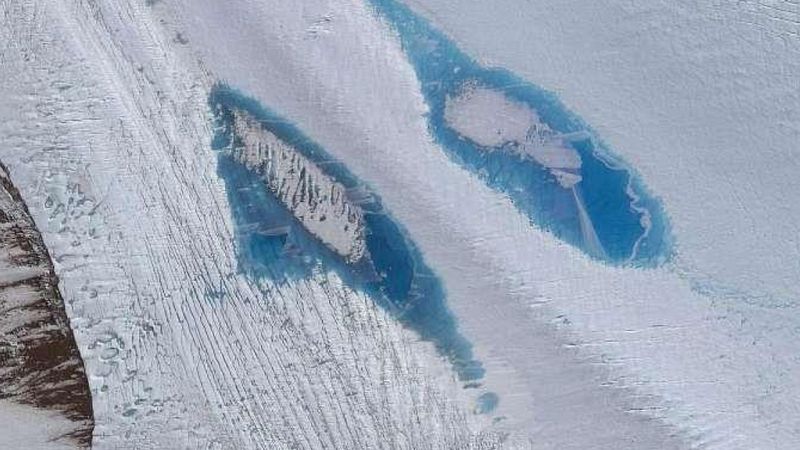 Przepiękne jeziora pojawiające się na obszarze Wschodniej Antarktydy zwiastują straszną przyszłość!
