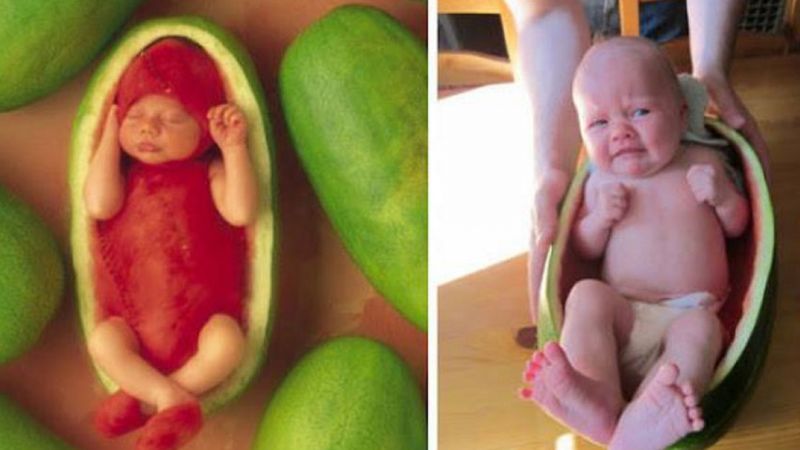 24 zdjęcia niemowląt, które są dowodem na to, że nie zawsze wszystko wychodzi tak, jakbyśmy chcieli