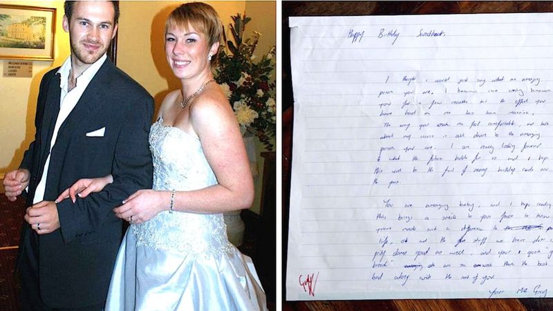Po ślubie żona znajduje ten miłosny list w torbie męża. To jednak nie ona jest jego adresatką