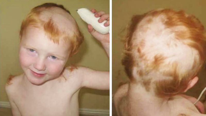 15 dzieci, które postanowiły radykalnie zmienić swoje fryzury. Bardzo szybko tego pożałowały…