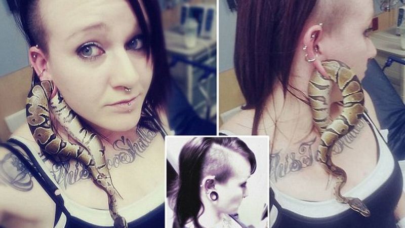 Kobieta wylądowała na ostrym dyżurze po tym, jak próbowała przepchnąć przez swoje ucho… węża!