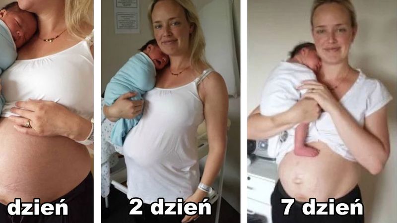 Mama pokazuje ciało już 24 godziny po porodzie. Po upływie 14 tygodni widać sporą zmianę