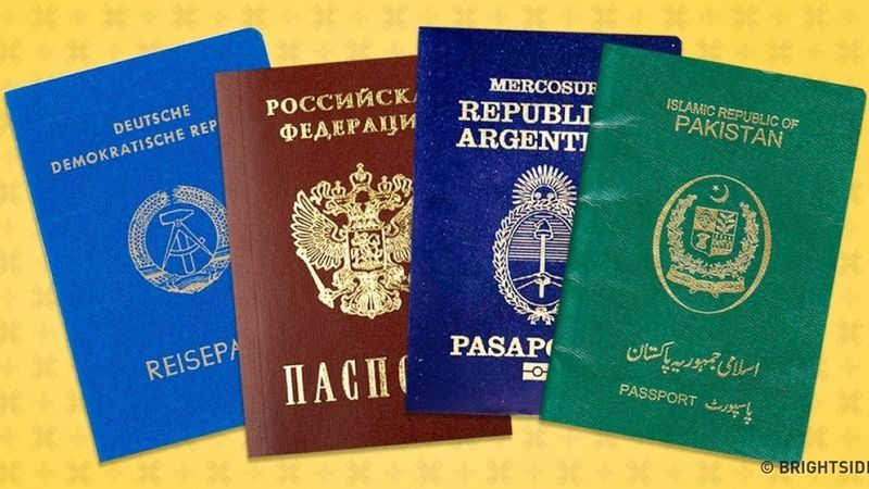 Na świecie występują tylko 4 kolory paszportów. Barwa ich okładek nie jest bez znaczenia
