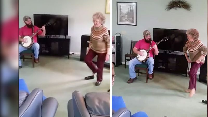 Gdy 85-latka z domu opieki usłyszała muzykę, zrobiła coś, na co nie odważyłoby się wiele osób