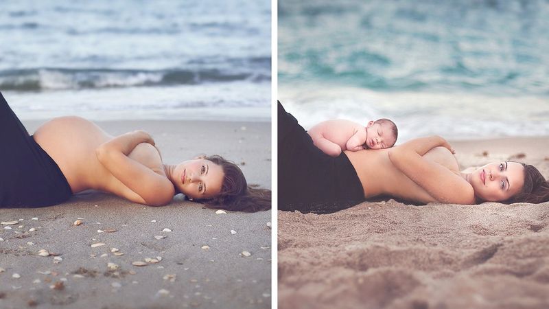 15 pomysłów na sesję zdjęciową przed i po porodzie. Warto uwiecznić ten niezwykły i piękny czas!