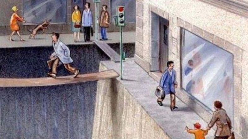 Ta genialna ilustracja obrazuje, jak wiele miejsca w naszym codziennym życiu zajmują samochody