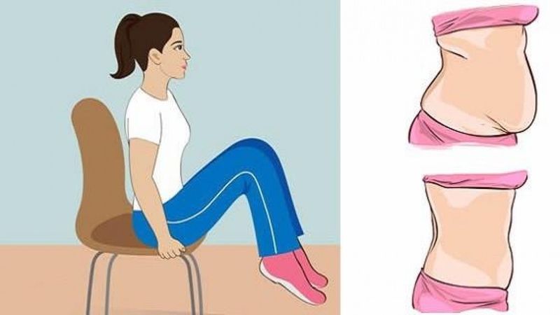 5 ćwiczeń, które wykonasz nie wstając nawet z krzesła! Mięśnie brzucha Ci za to podziękują!