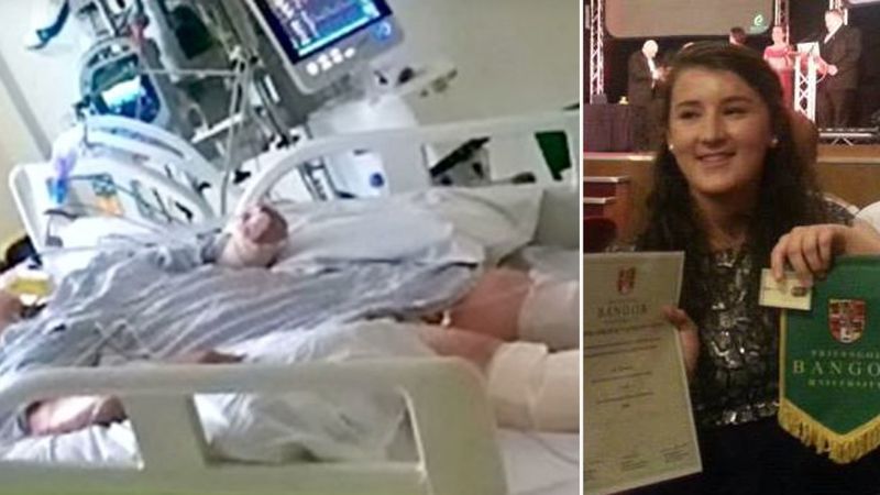 Po wypadku 22-latka zapada w śpiączkę. Rodzice chcą odłączyć ją od aparatury, gdy ona daje im znak