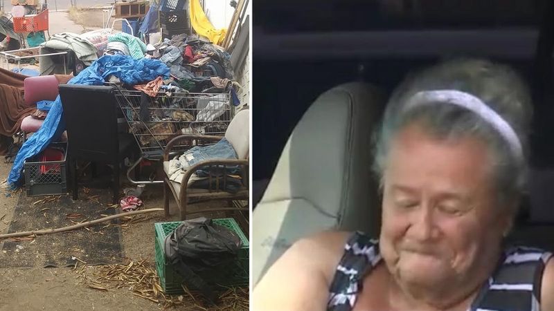 71-latka sypiała przed domem we wraku auta. Jej losem zainteresował się sąsiad, który odkrył prawdę