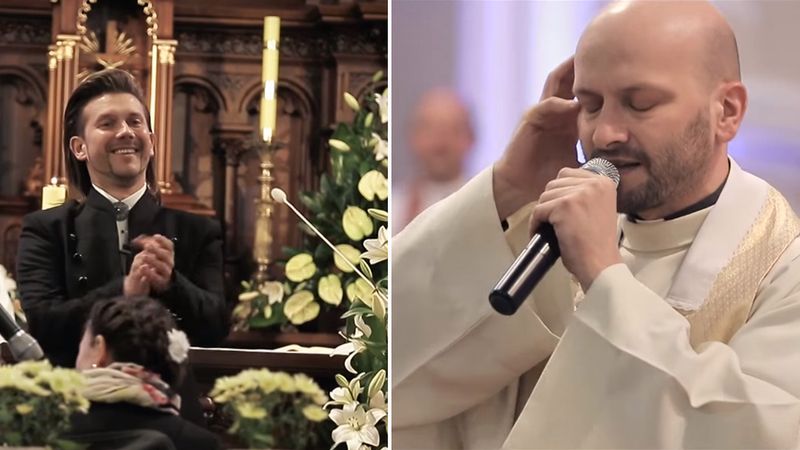 Na polskich weselach rzadko zdarza się, aby ksiądz w czasie ślubu tak zaskoczył gości