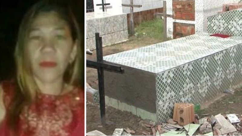 Stwierdzono jej zgon i pochowano. 11 dni później ktoś zaczął przeraźliwie hałasować na cmentarzu