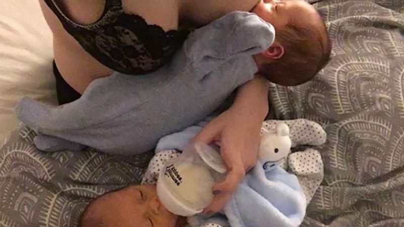 19-letnia mama opublikowała swoje nagie zdjęcie 4 miesiące po porodzie bliźniąt