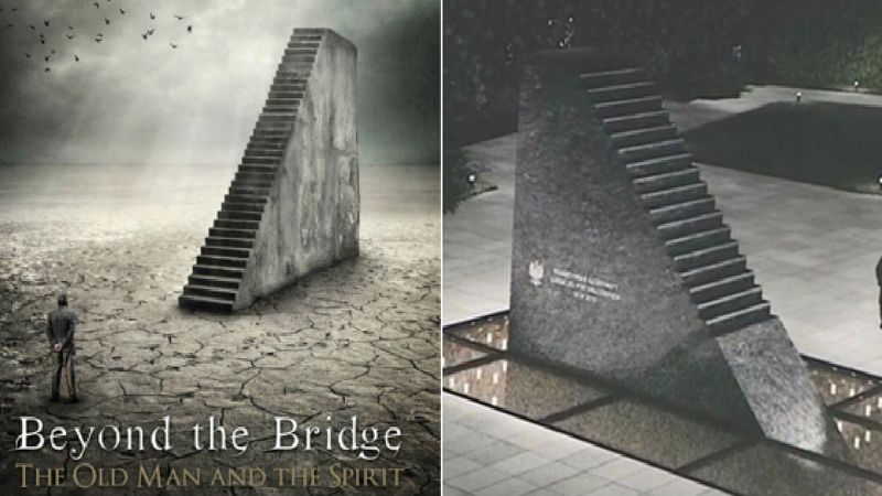Niektórzy uważają, że projekt pomnika smoleńskiego jest plagiatem okładki znanego zespołu