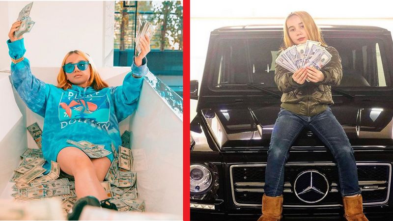 Wulgarna 9-latka została gwiazdą Instagrama. Dziewczynka nie stroni od przekleństw i luksusu