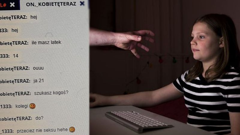Pedofil próbował na czacie namówić do zbliżenia 14-latkę z Warszawy. Wysłał jej nawet zdjęcia