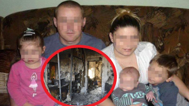 Troje dzieci spłonęło żywcem. Mama wykręciła wcześniej klamki z okien w ich pokoju
