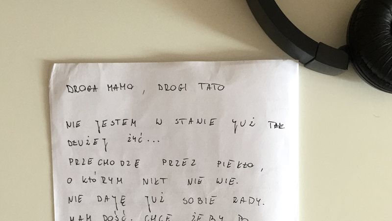 13-latek zostawił rodzicom pożegnalny list. Wyznał w nim, że był wielokrotnie gwałcony