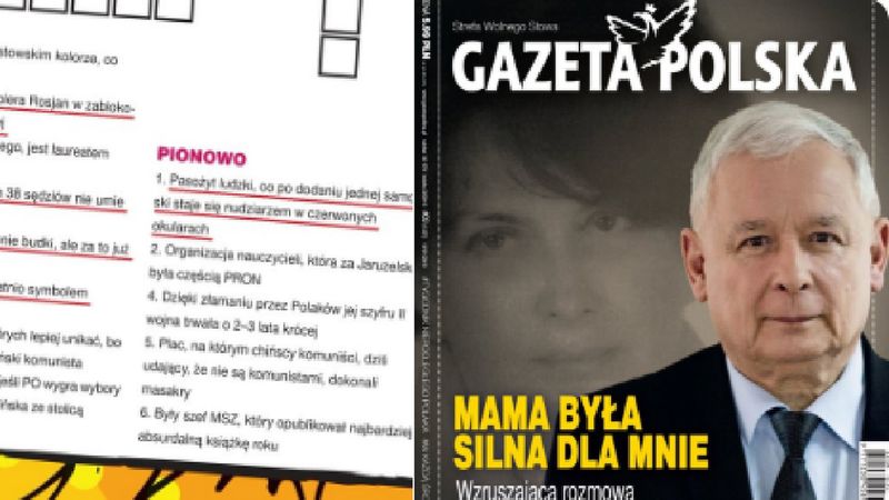 Wstrząsająca krzyżówka w „Gazecie Polskiej”. Z jej zagadek sączył się jad nienawiści