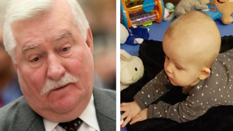 Trudne chwile w życiu Lecha Wałęsy. Jego 8-miesięczna wnuczka jest poważnie chora