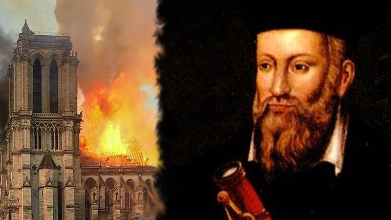Ogień nad Katedrą Notre Dame i Nostradamus