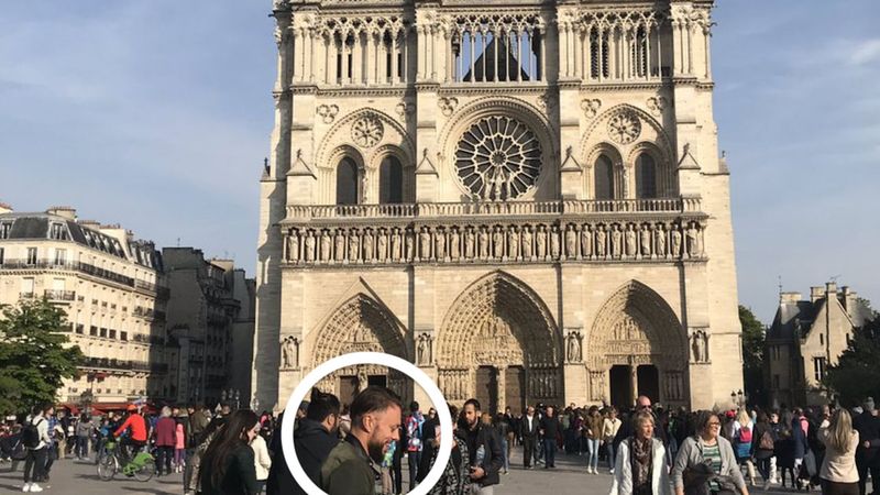 Zrobiła zdjęcie godzinę przed pożarem katedry Notre Dame. Uchwyciła wyjątkową chwilę