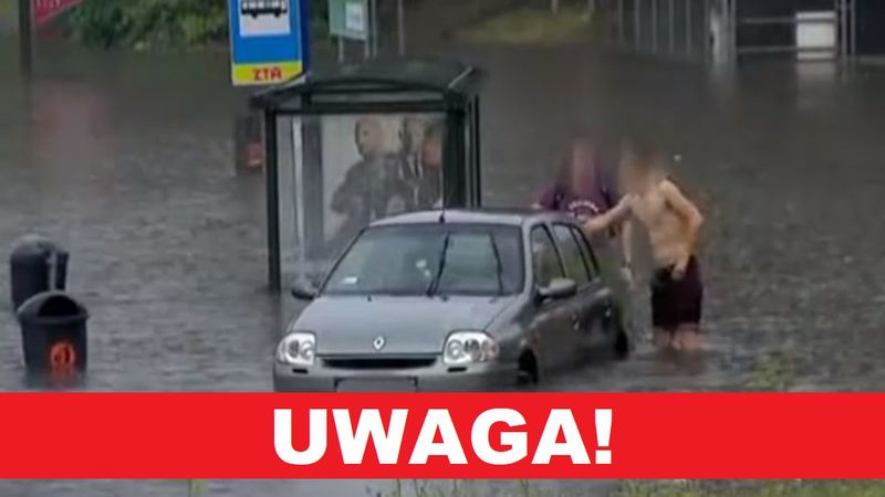 Katowice pod wodą po załamaniu pogody! Dziś podobnie może być w innych częściach kraju