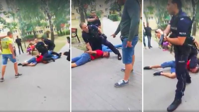 „Brutalna interwencja lubelskiej policji”. Nagranie trafiło do sieci i budzi kontrowersje