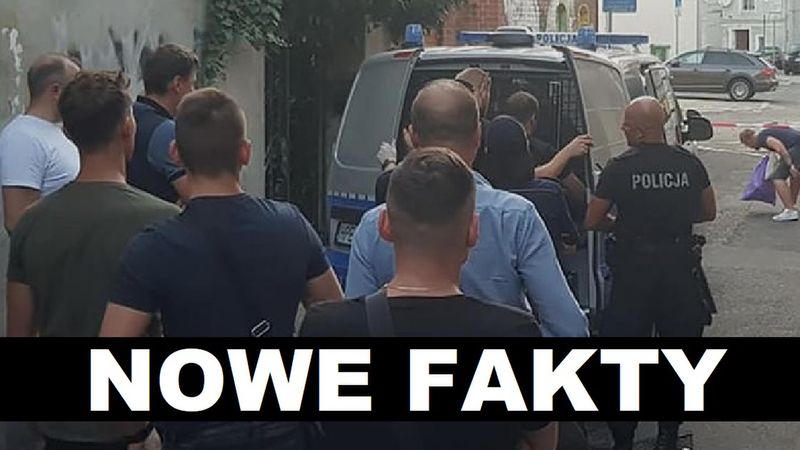 Zielona Góra: Mężczyzna skuty kajdankami i z poderżniętym gardłem przed pizzerią