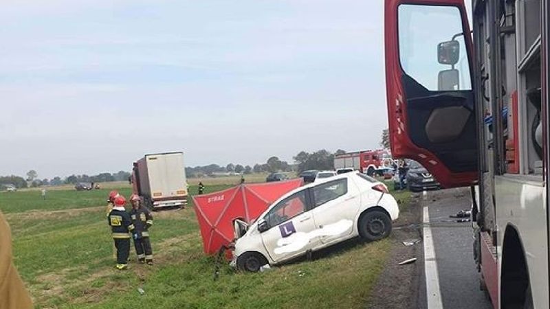 Makabryczny wypadek „elki”. Instruktor jazdy poniósł śmierć na miejscu