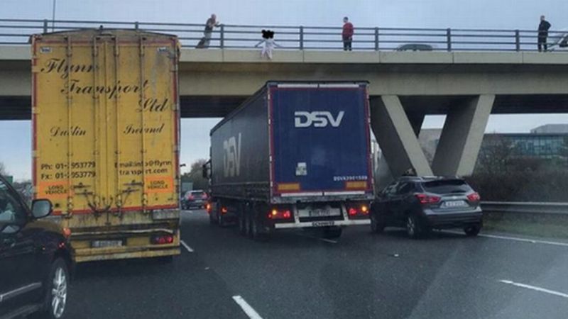 Kierowca ciężarówki powstrzymał samobójczynię