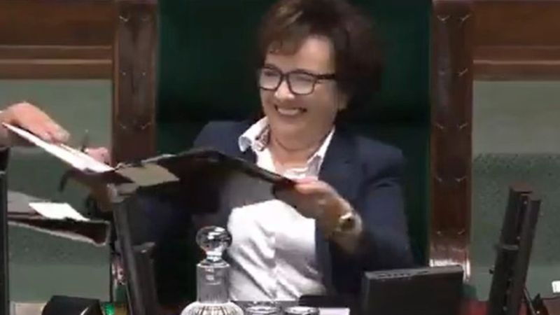 atak śmiechu marszałek Sejmu