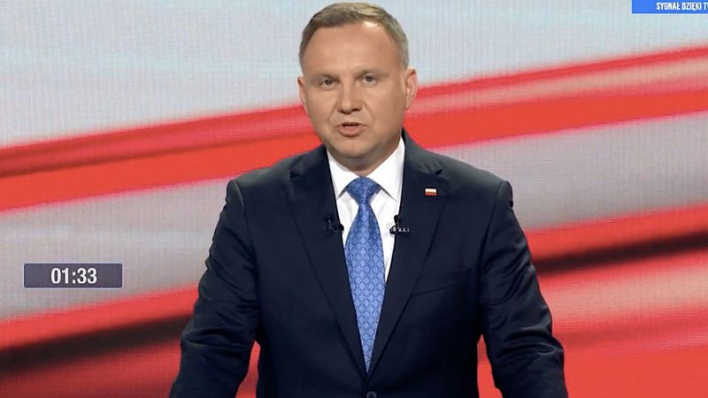 Debata Dudy, czyli groteskowe wystąpienie w TVP, zamiast spotkania wyborczego