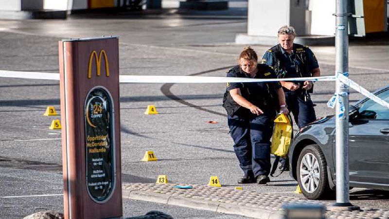 Strzelanina niedaleko Sztokholmu
