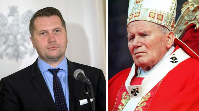 Przemysław Czarnek broni papieża