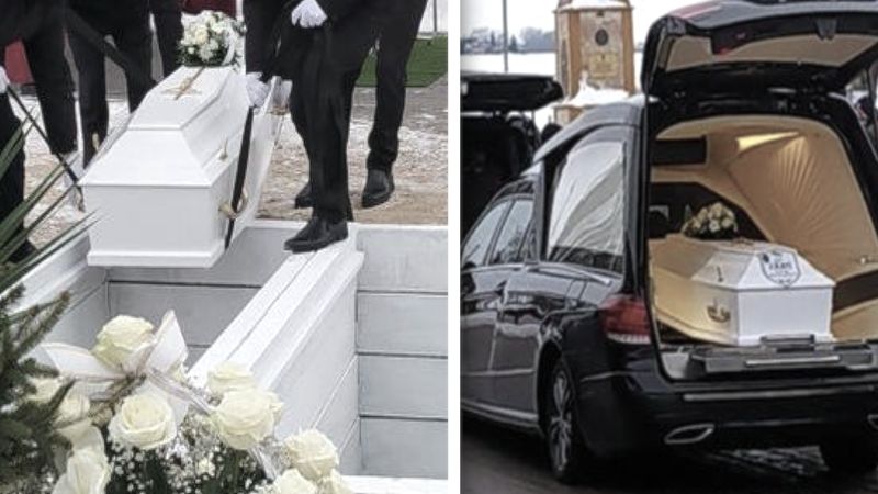 Poruszający pogrzeb rodzeństwa