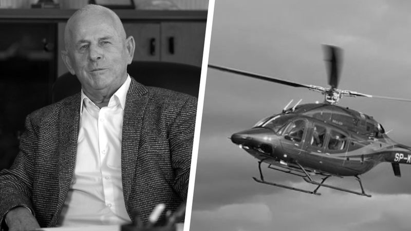 W katastrofie helikoptera zginął Karol Kania, znany polski przedsiębiorca