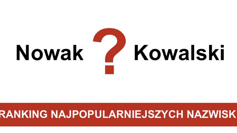 15 najpopularniejszych nazwisk w Polsce