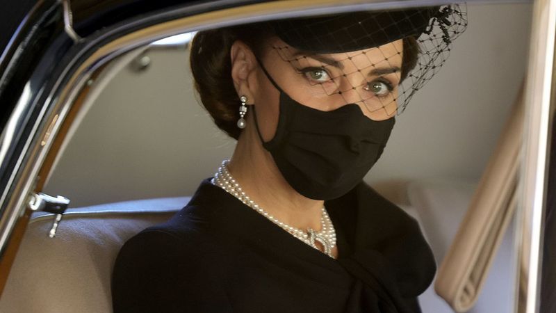 księżna Kate na pogrzebie