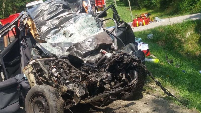 Tragiczny wypadek w Grębiszewie