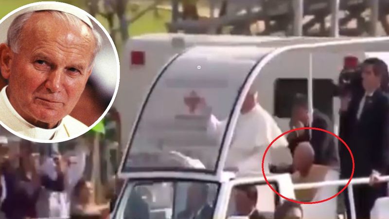 Duch Jana Pawła II towarzyszy papieżowi Franciszkowi? Wyjątkowe nagranie