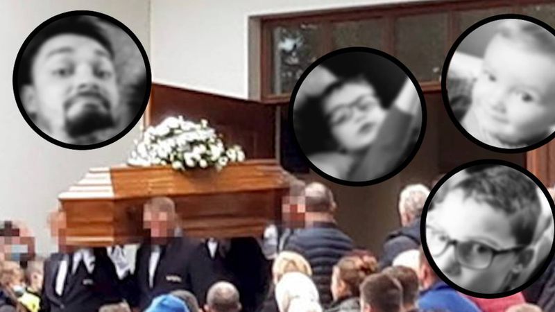 Pogrzeb ofiar wypadku w Tatarowcach