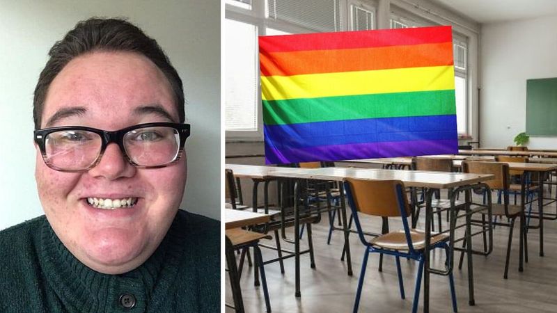 Rodzice zmusili nauczyciela, by zabrał tęczową flagę z klasy. „Uczy dzieci jak być gejem”