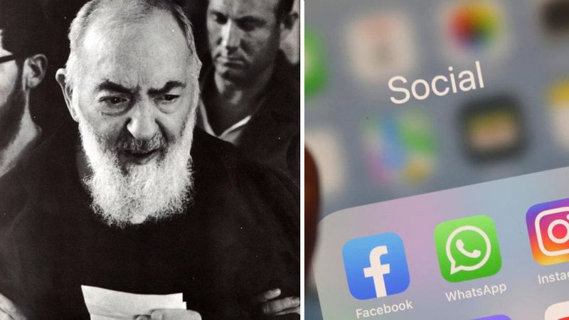 ojciec Pio przepowiedział awarię Facebooka