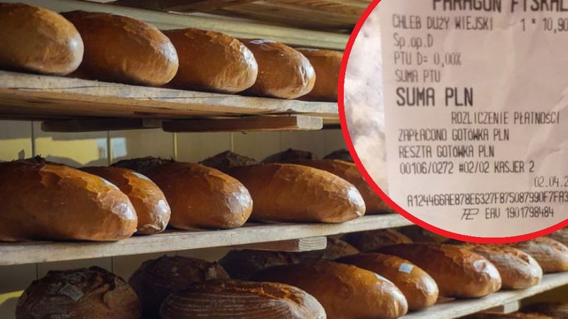 Cena za bochenek chleba w Chorzowie zwala z nóg. Pani Ewa pokazała paragon