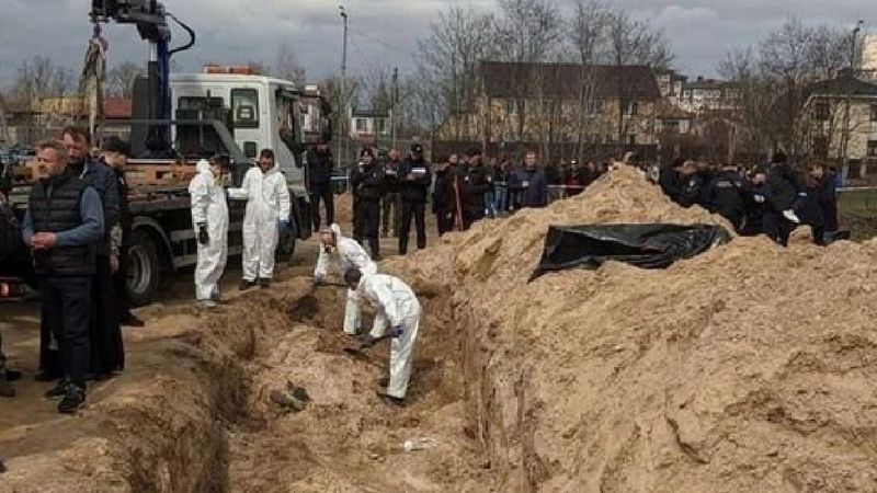 masowe groby w obwodzie kijowskim