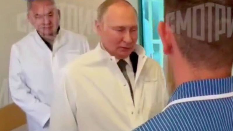 Zdjęcia Putina ze szpitala w Moskwie