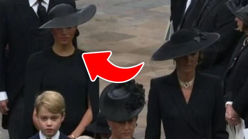 Kate i Meghan na pogrzebie królowej